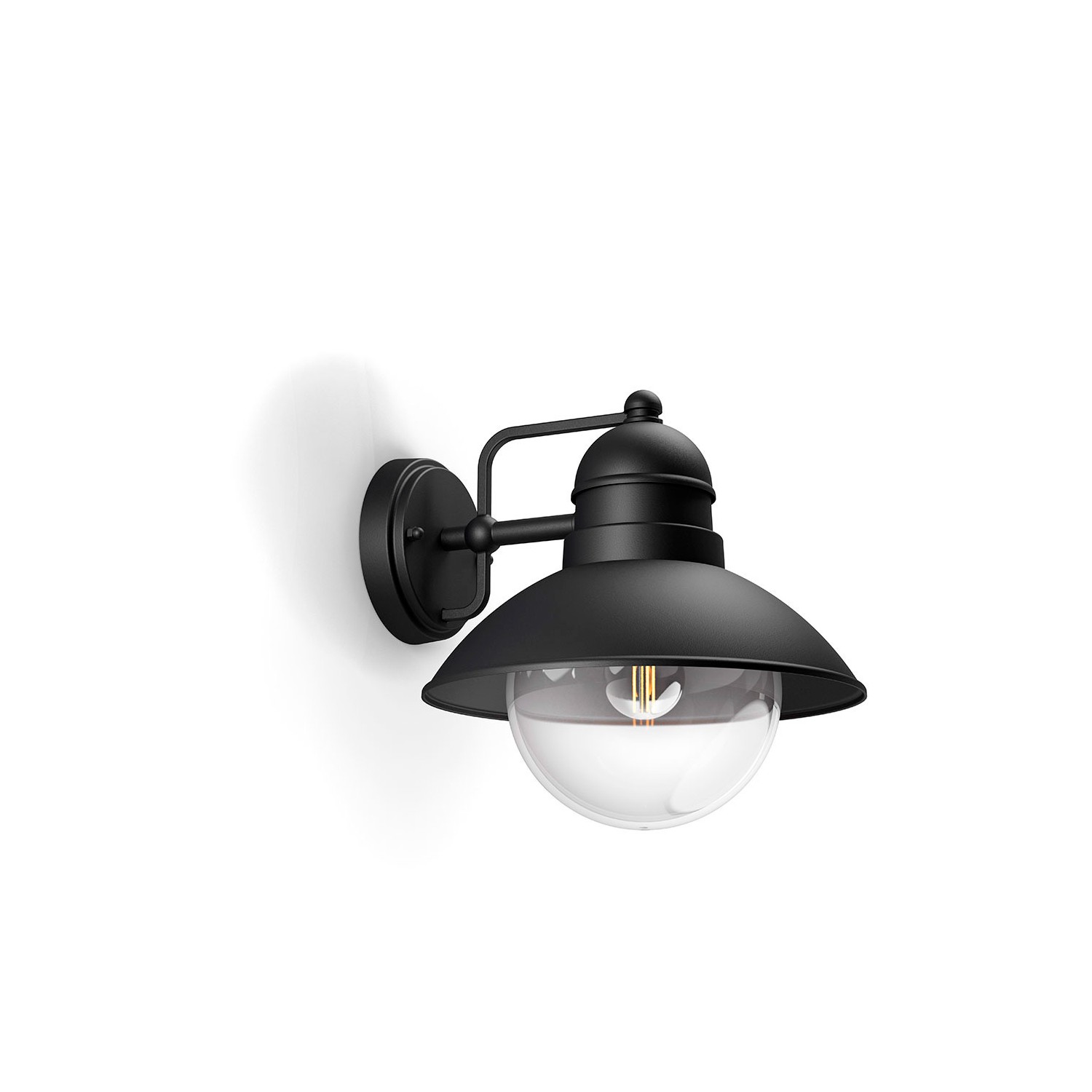 Aplique e27 negro mod. hoverfly philips