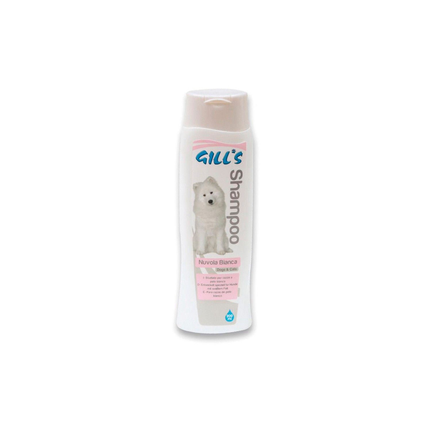 Champu para mascotas gill's pelo blanco 200ml