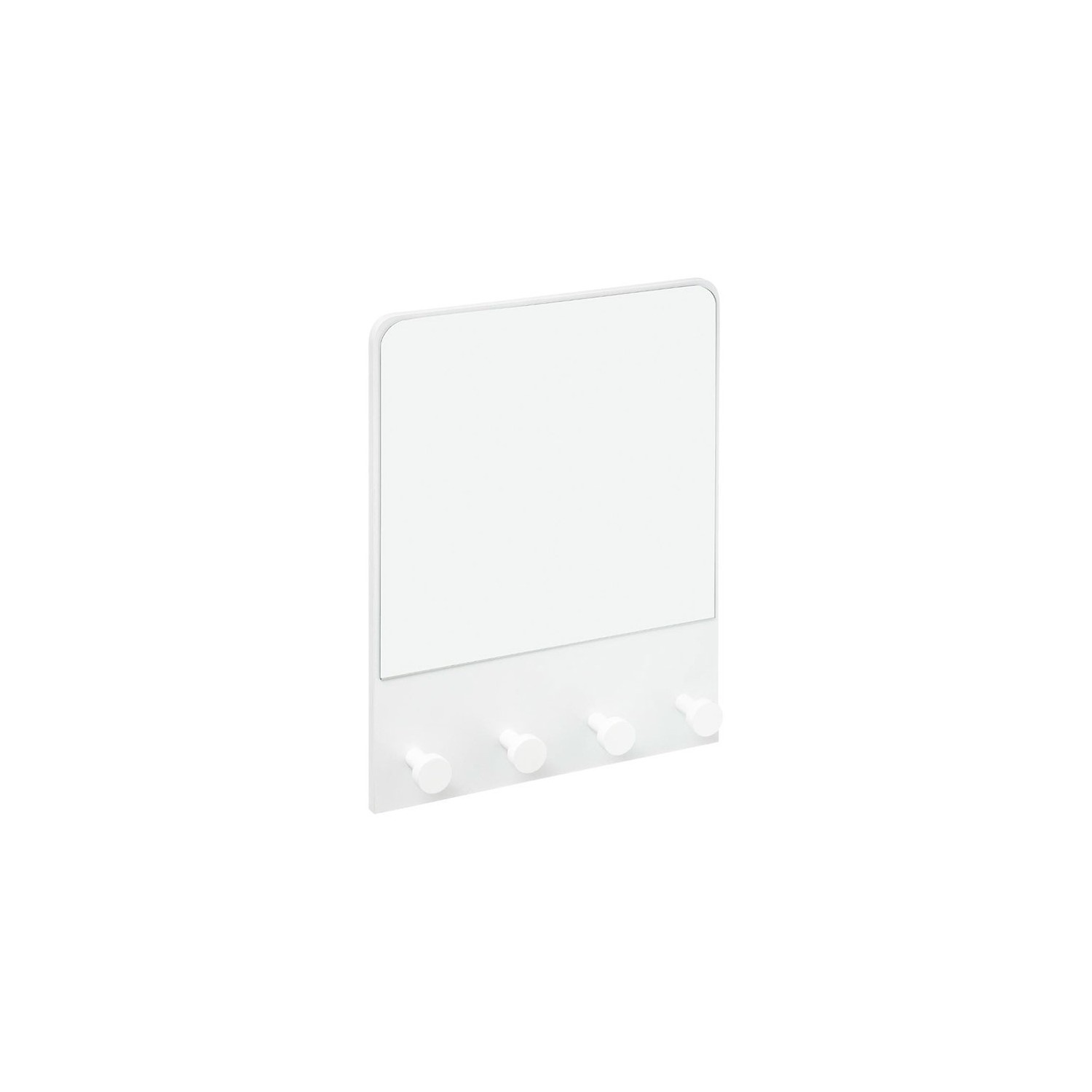 Espejo de pared con colgador color blanco 50x37x6cm