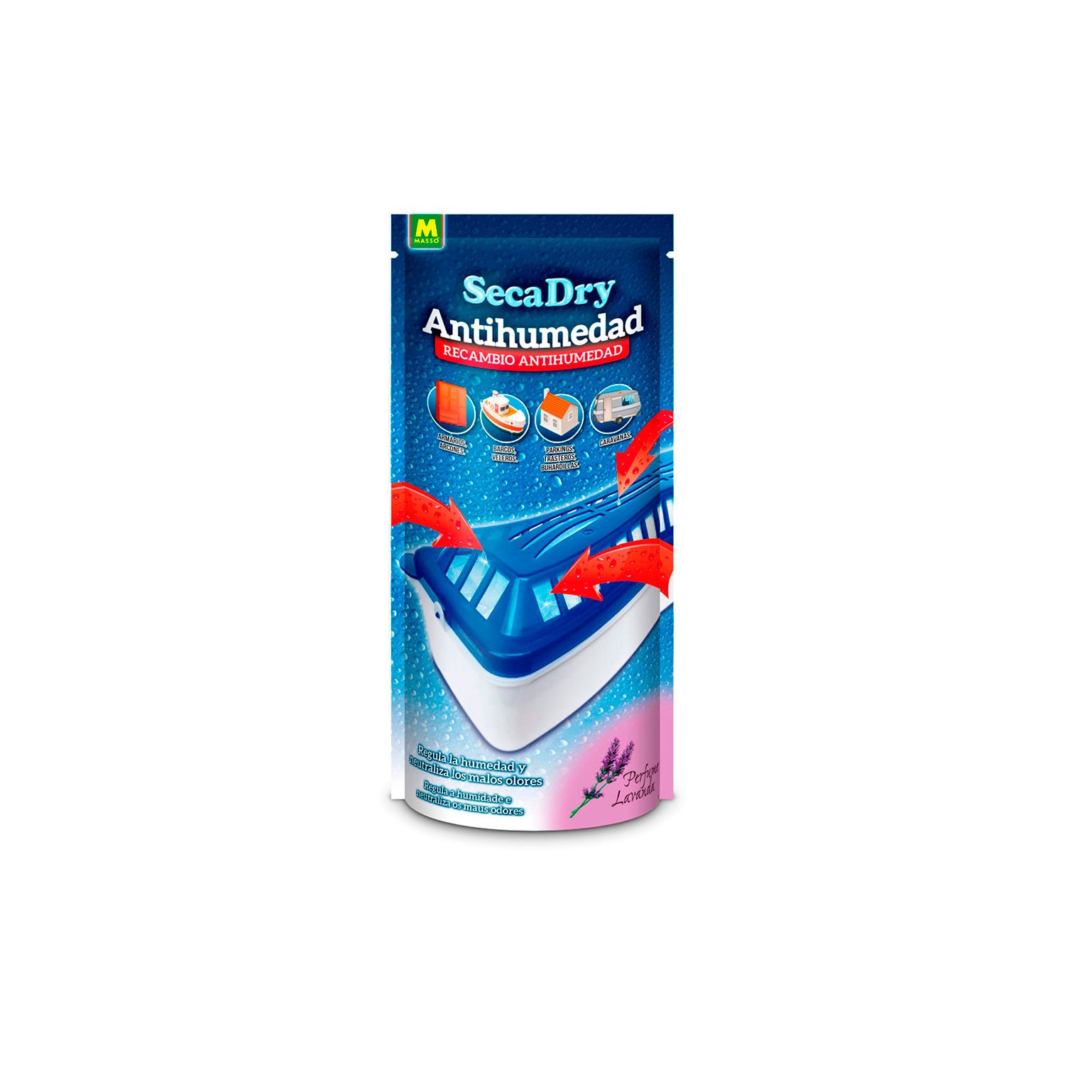 Secadry antihumedad recambio 500 g 231648 massó