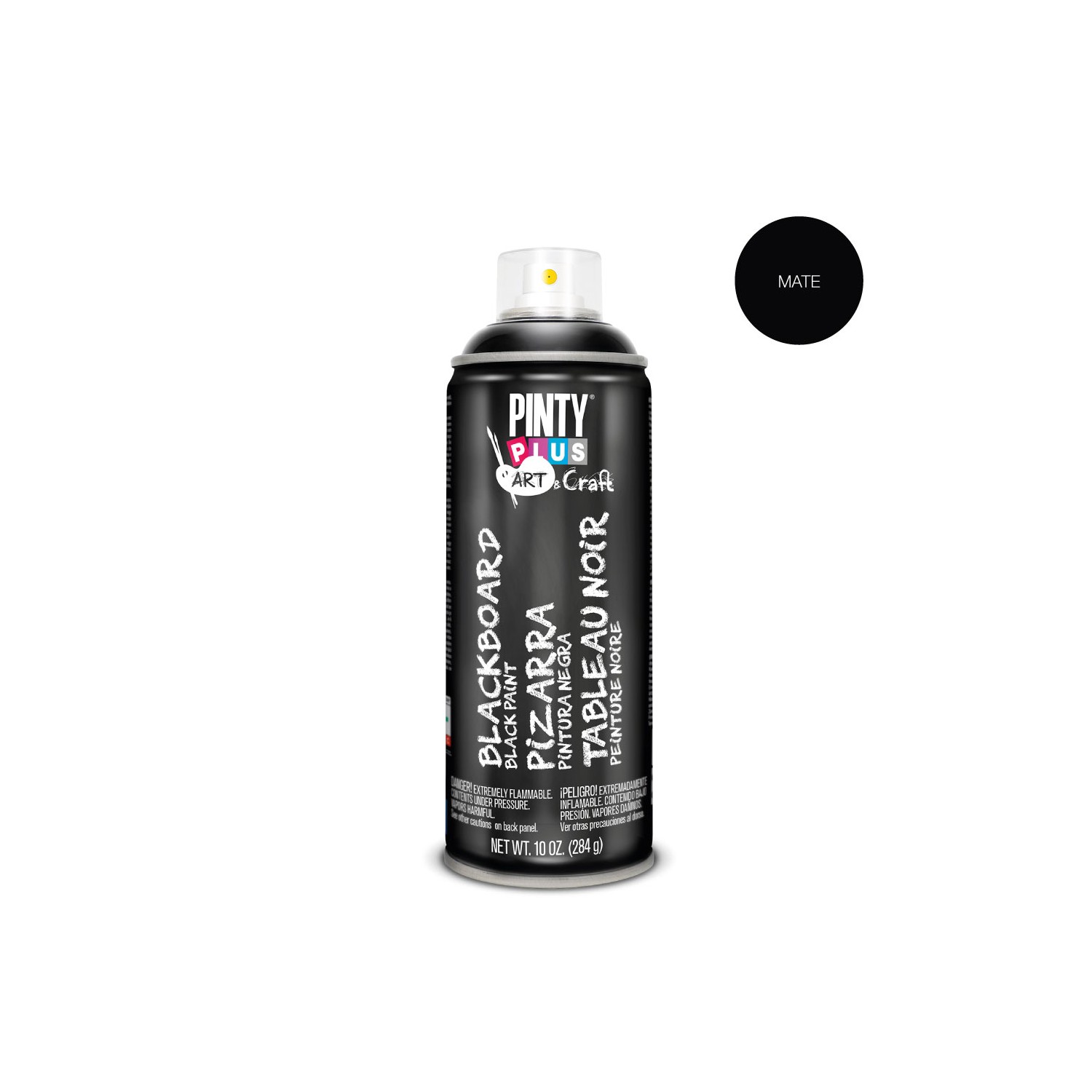 Pintura en spray pintyplus art & craft pintura pizarra 520cc negro