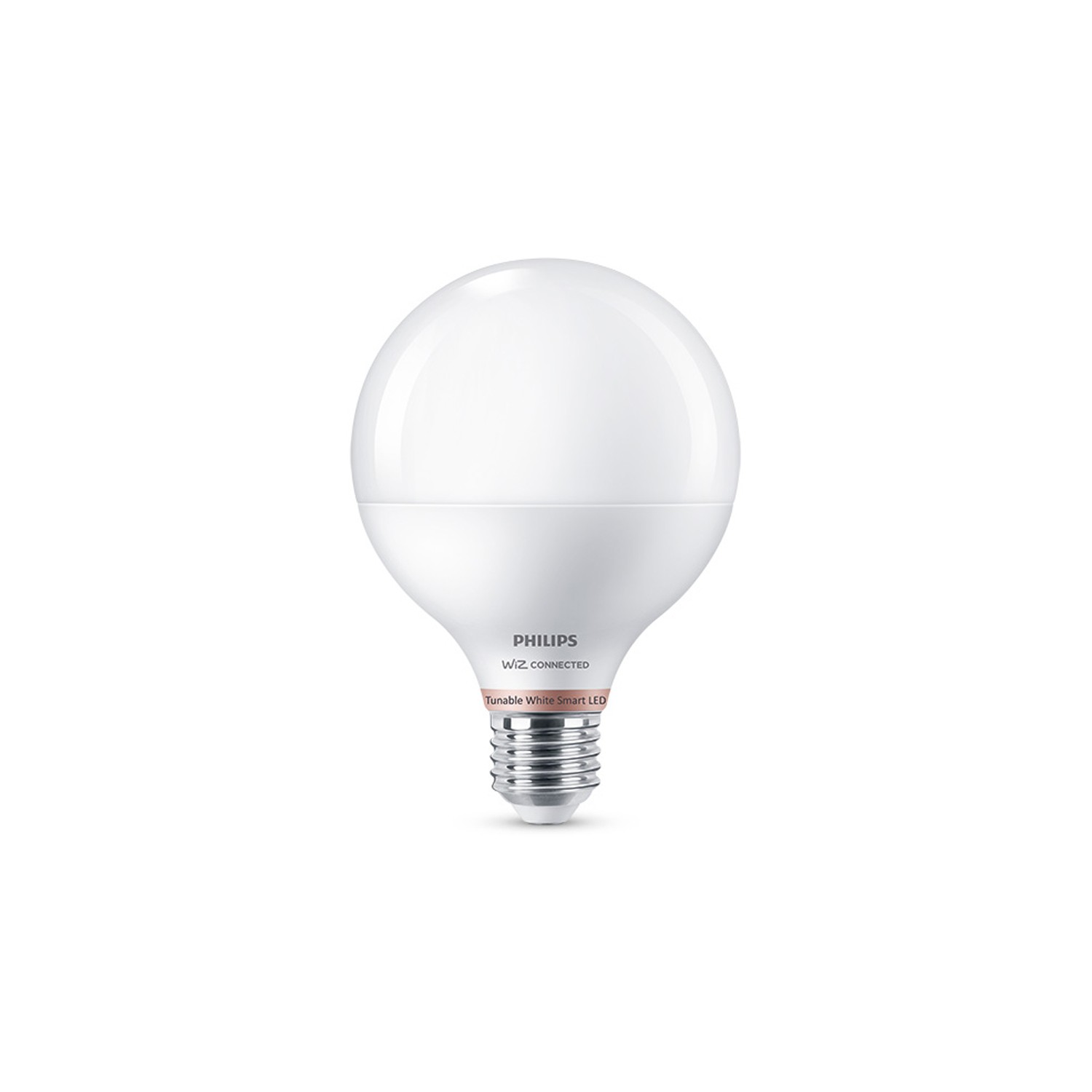 Bombilla globo e27 11w 2.700k-6.500k 1055lm wifi philips wiz