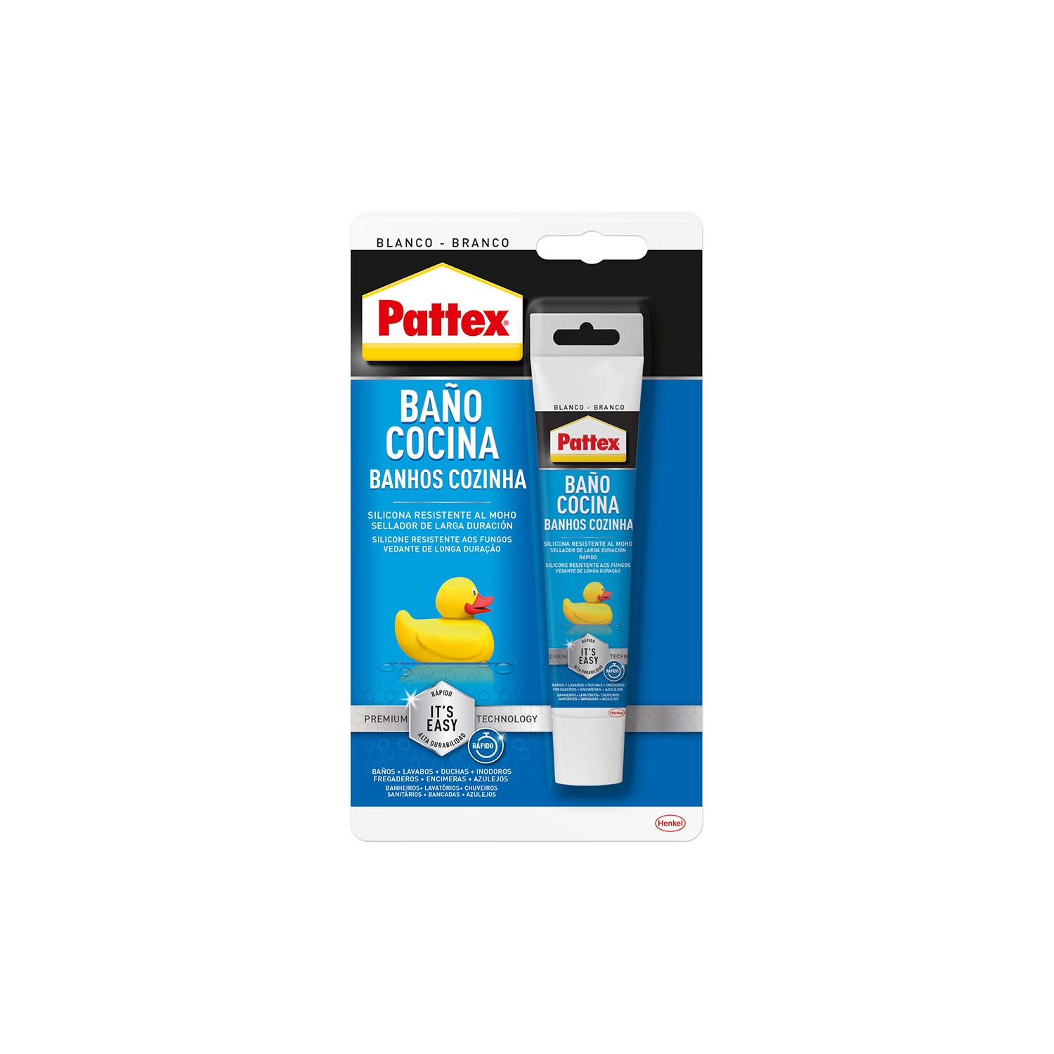 Pattex baño cocina transparente 50ml