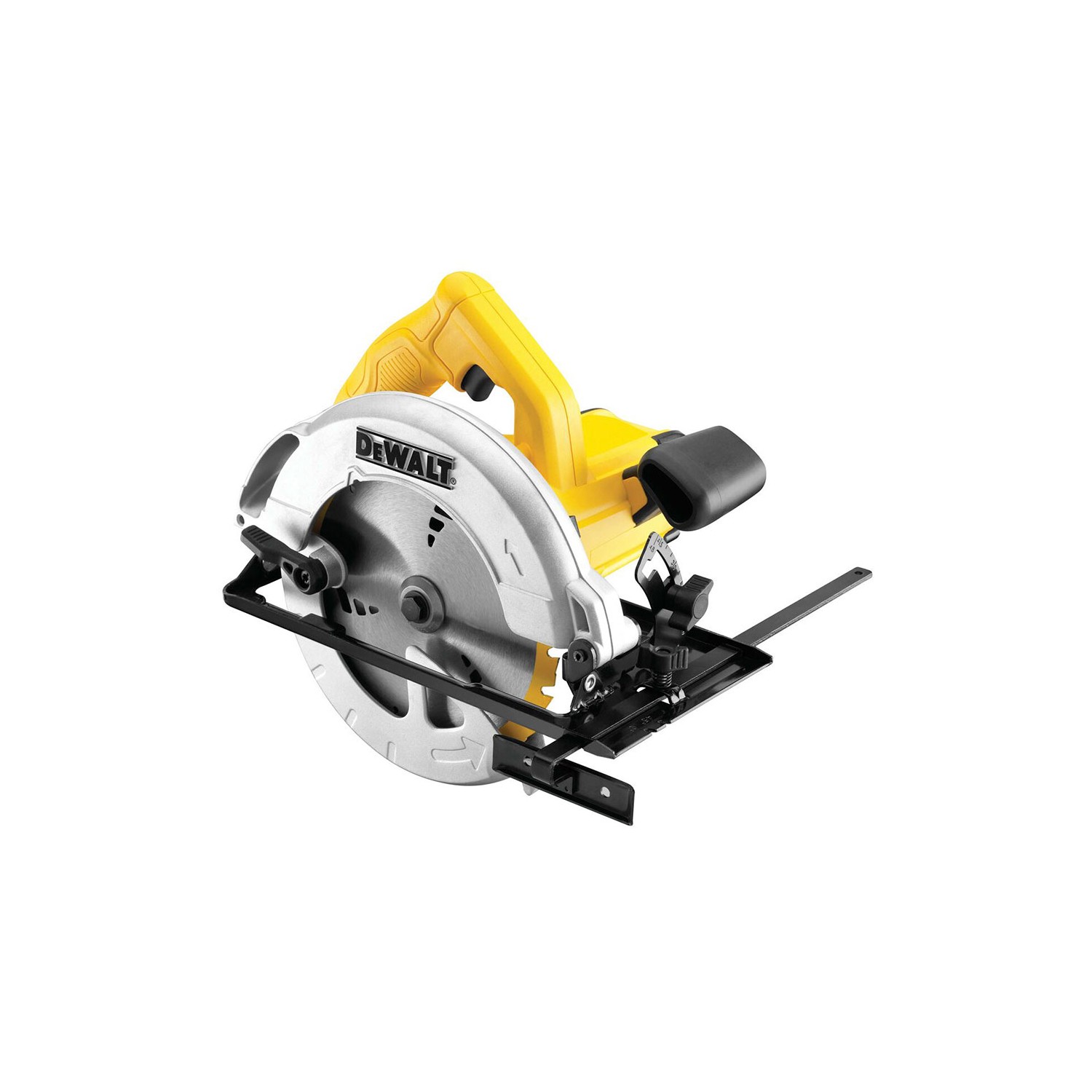 Sierra circular 1200w 55mm ø165mm dwe550-qs dewalt