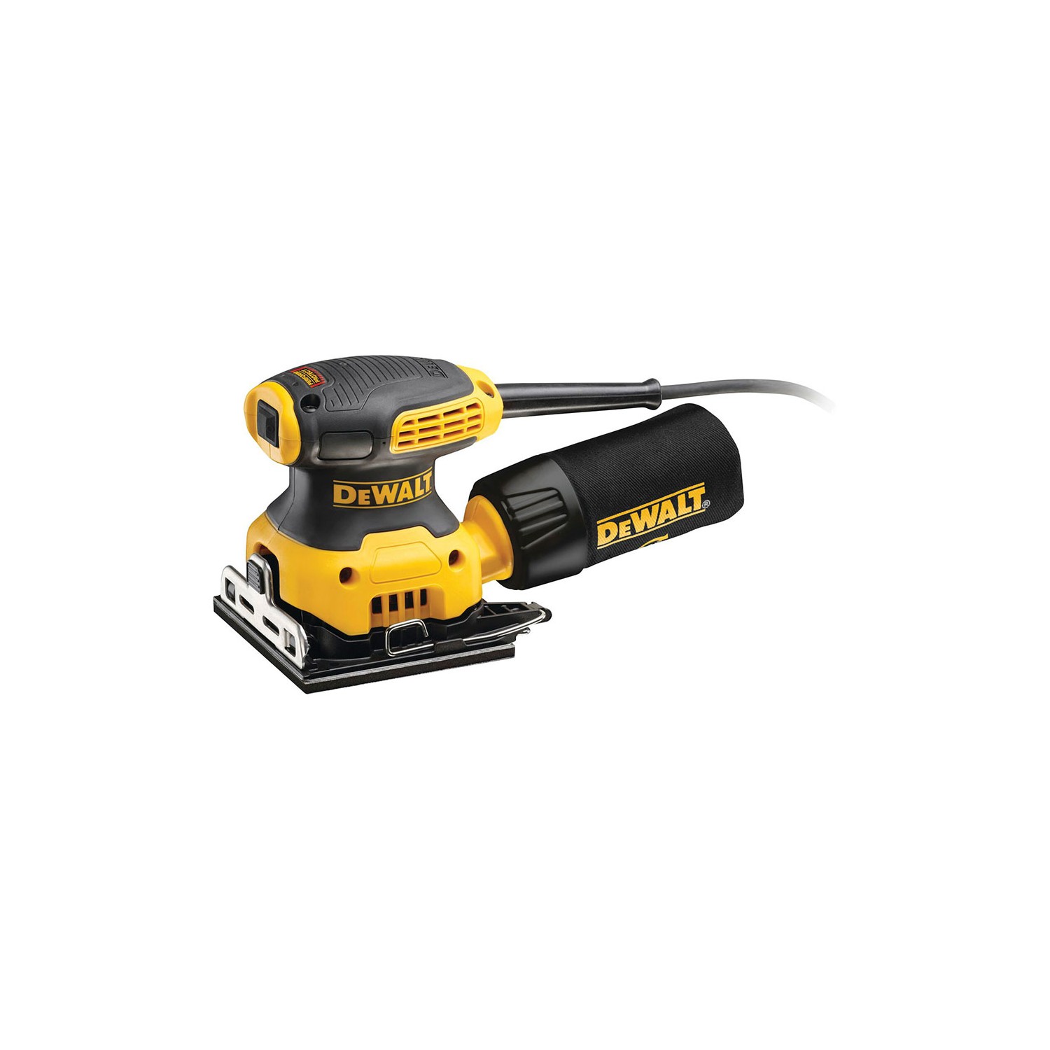 Lijadora orbital 230w 1/4 hoja dewalt