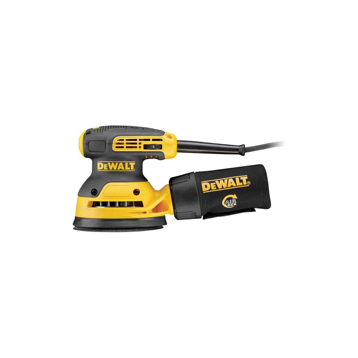 Lijadora rotorbital 280w 125mm dewalt