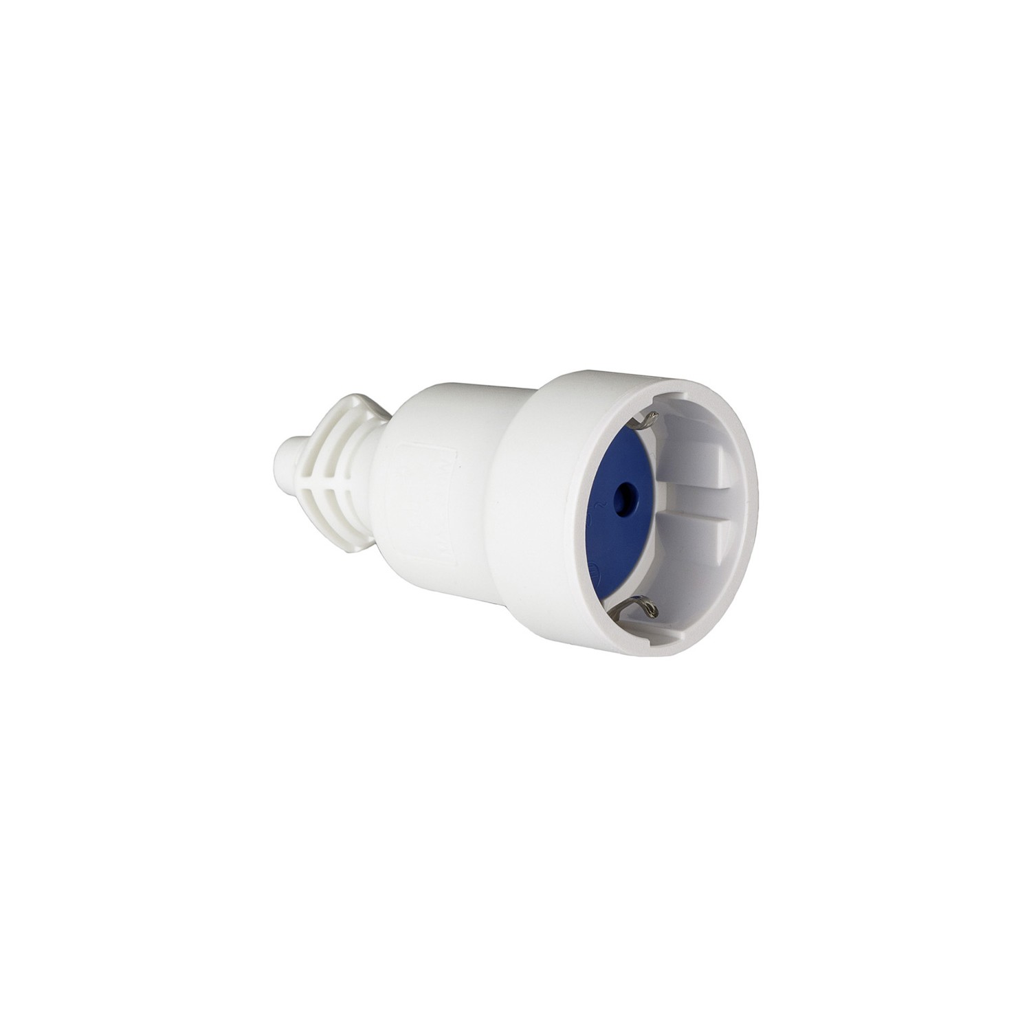 Base aerea pvc 16a 250v t/tl 4,8mm blanco 707cb (retractilada) solera