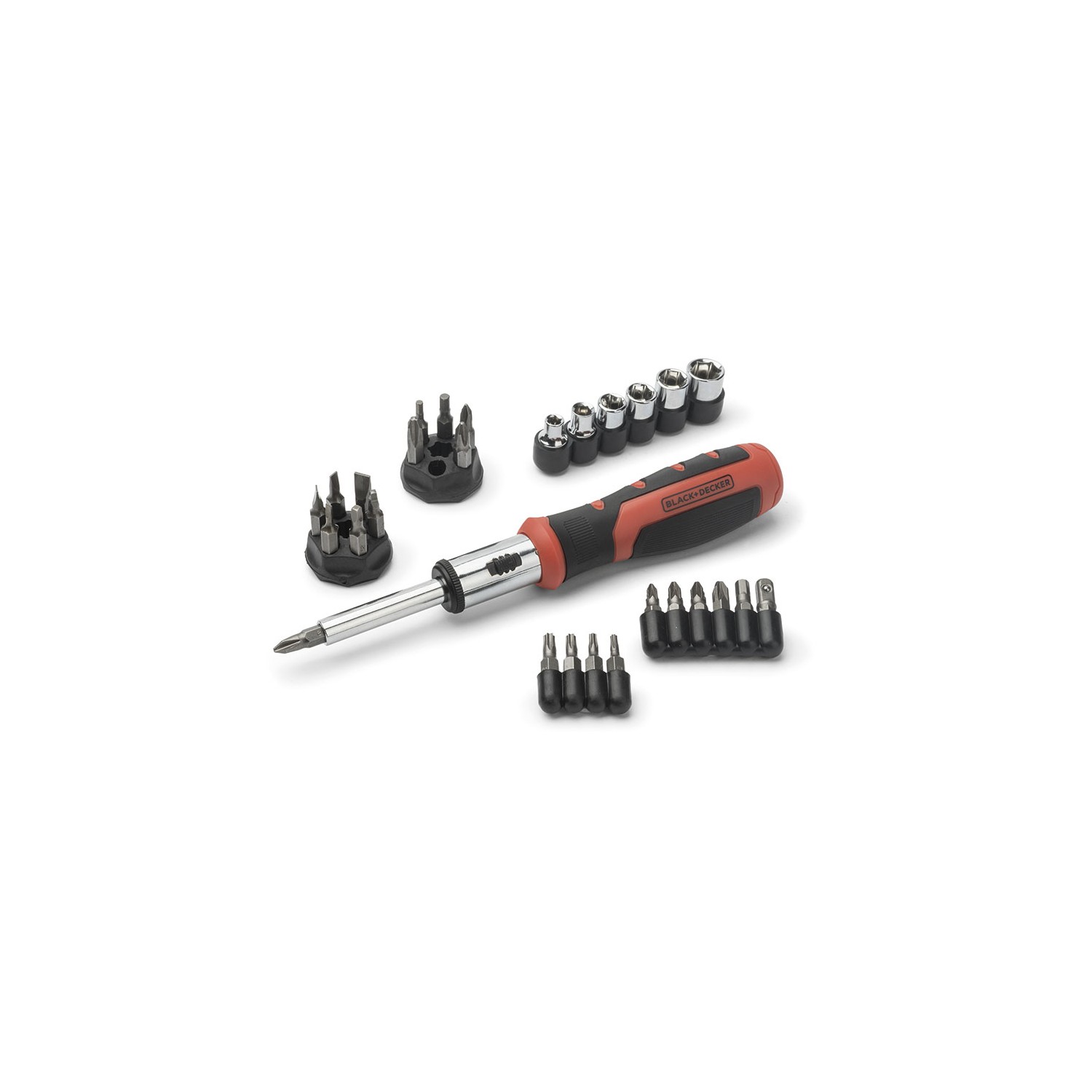 Juego multipuntas con carraca 29 piezas bdht0-62130 black+decker