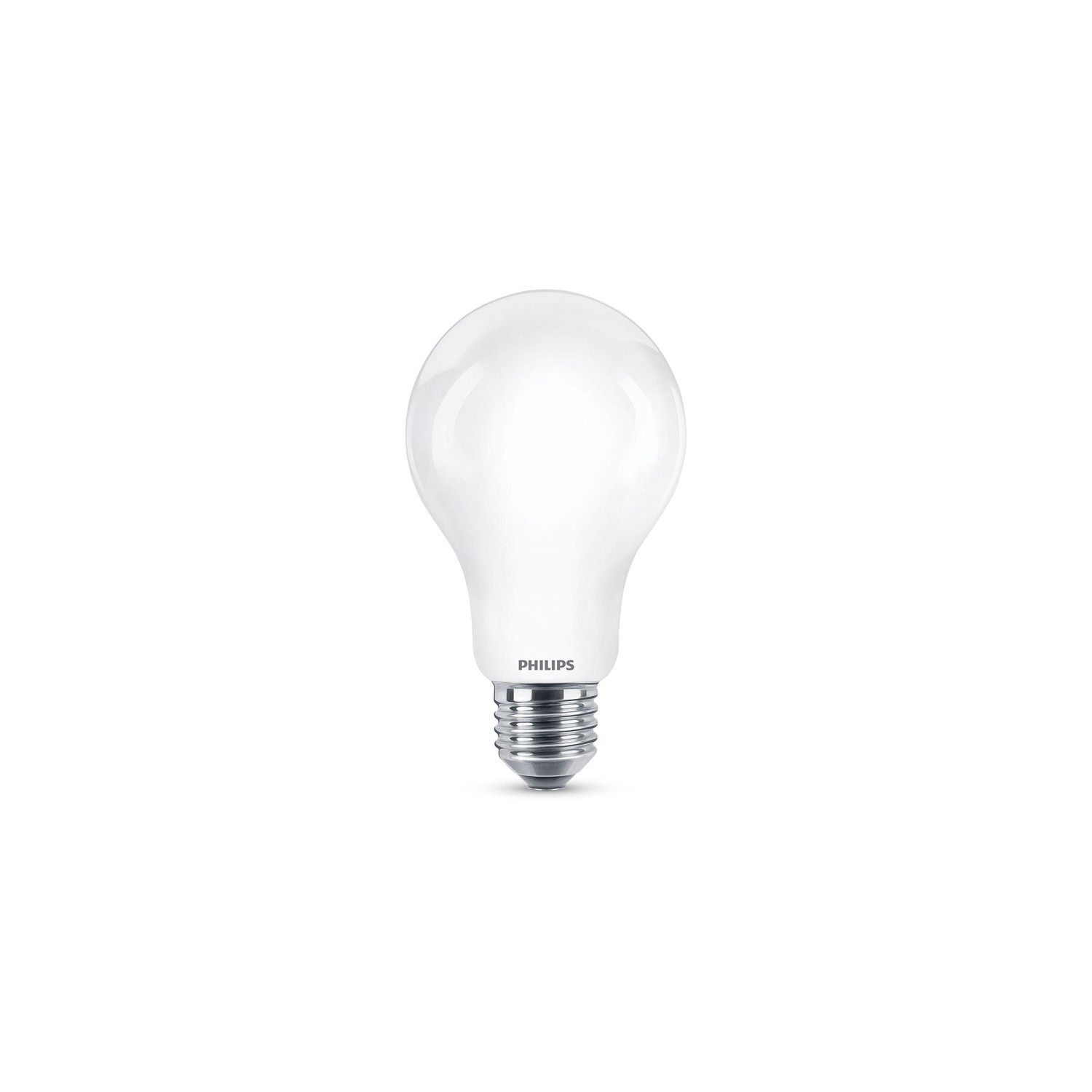 Bombilla standard led e27 17,5w 2452lm 2700k luz calida ø7,5x12,1cm. philips