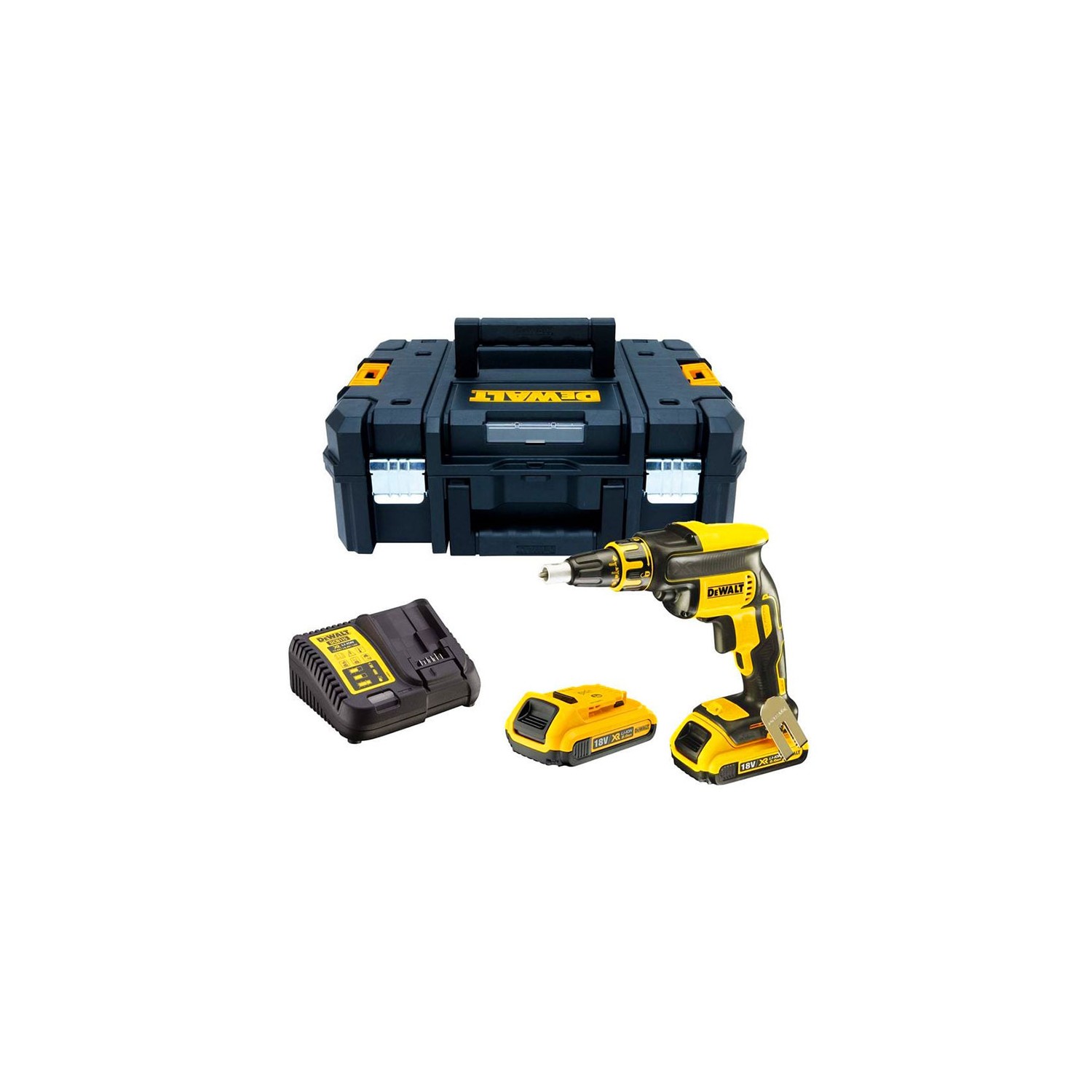 Atornillador para panel de yeso xr 1/4" 18v li-ion 2,0ah dewalt