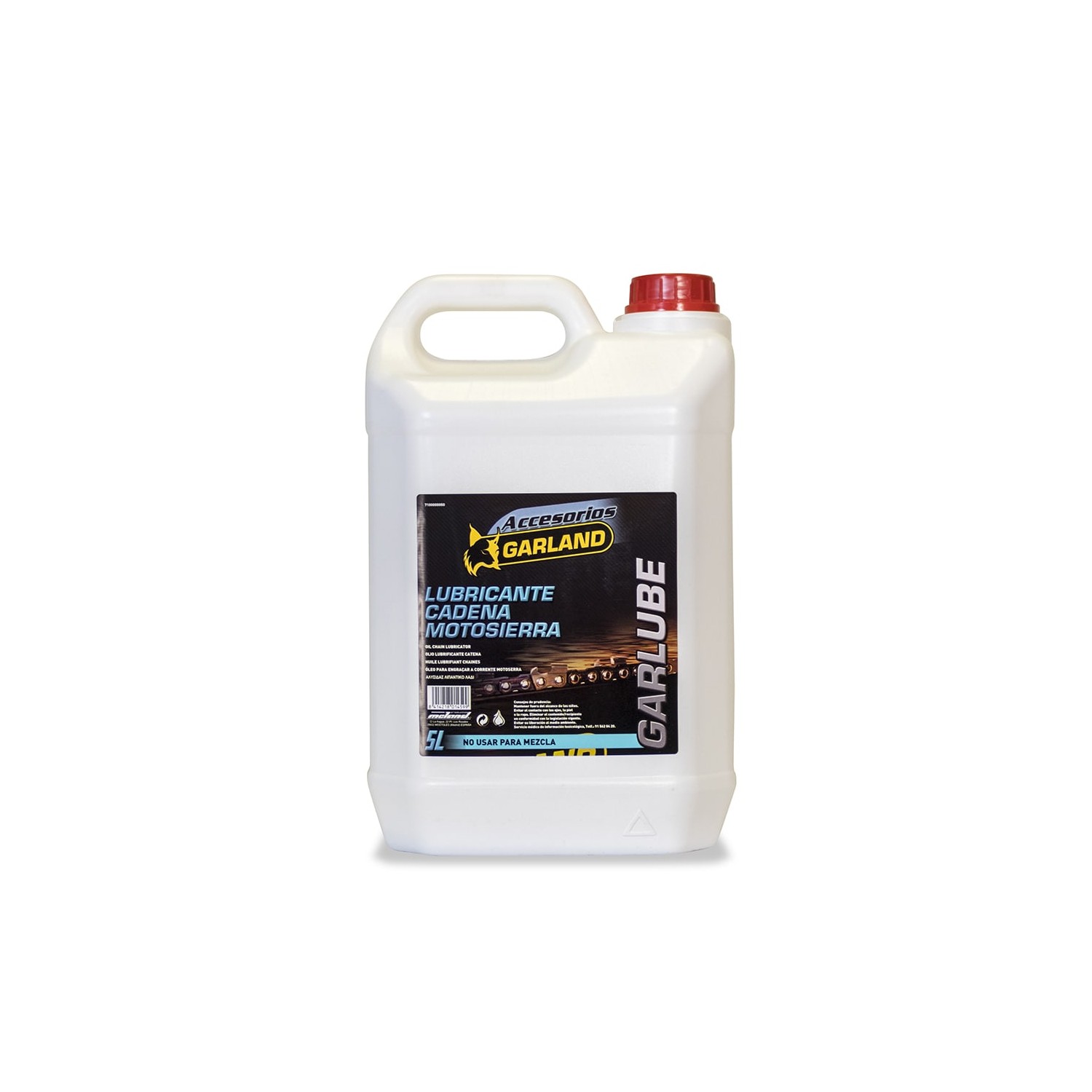 Lubricante para cadena de motosierra 5l. garland