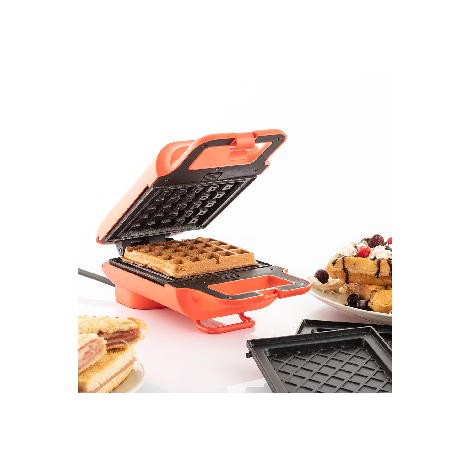 Gofrera sandwichera 2 en 1, 600w v0103346 innovagoods