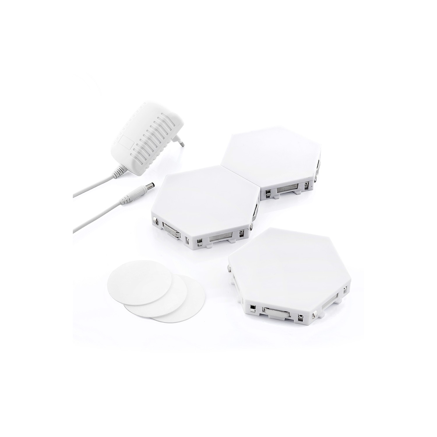 Set de 3 paneles de led modulares magnéticos y táctiles tilight innovagoods