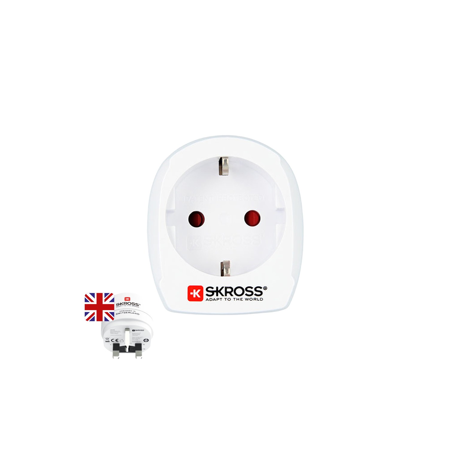 Adaptador europeo a reino unido skross 1500230-e