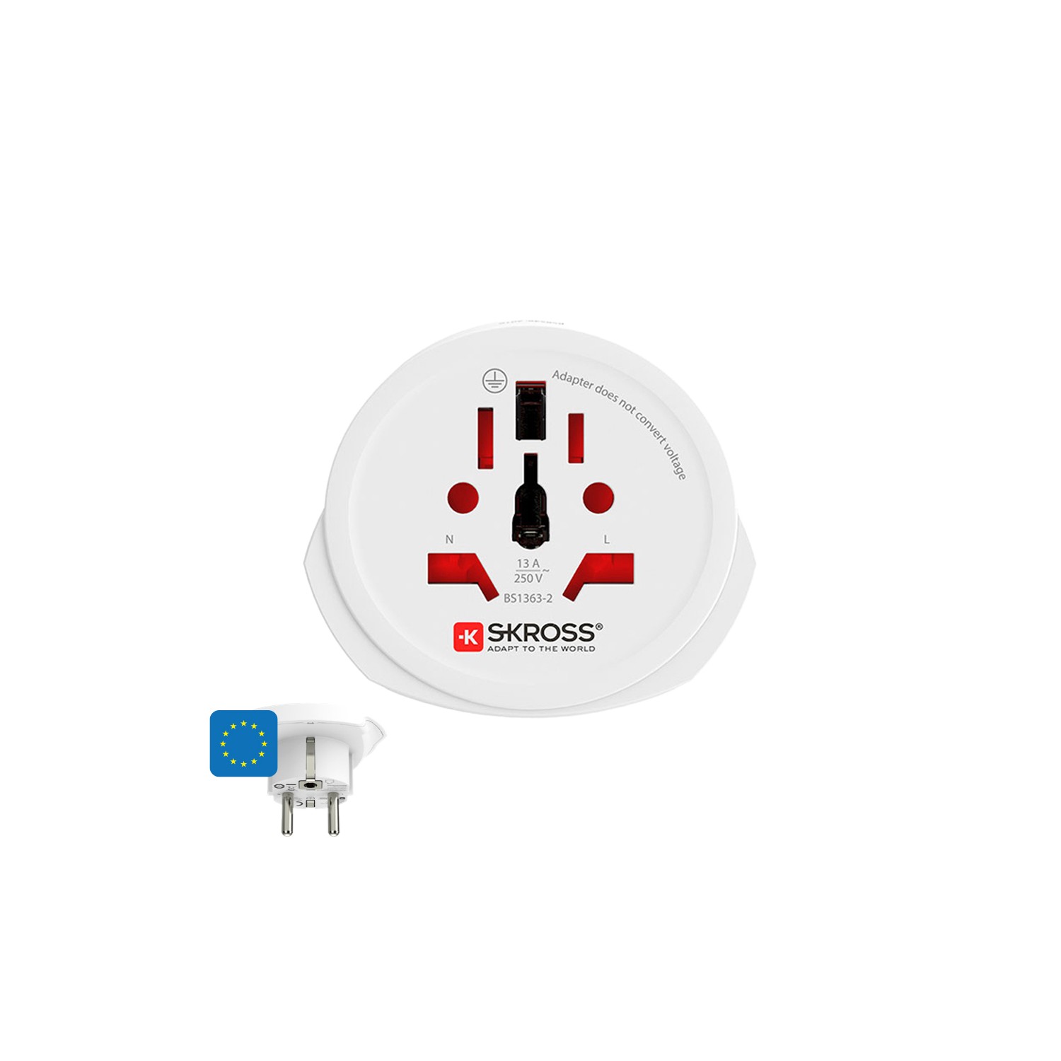 Adaptador mundial a europa skross 1500211-e