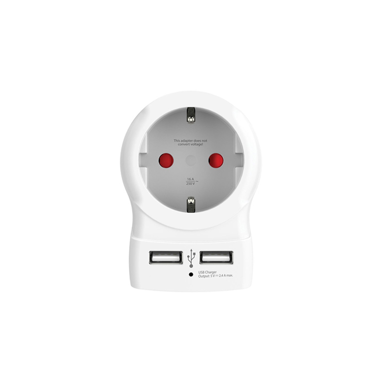 Adaptador europeo usb skross 1500282