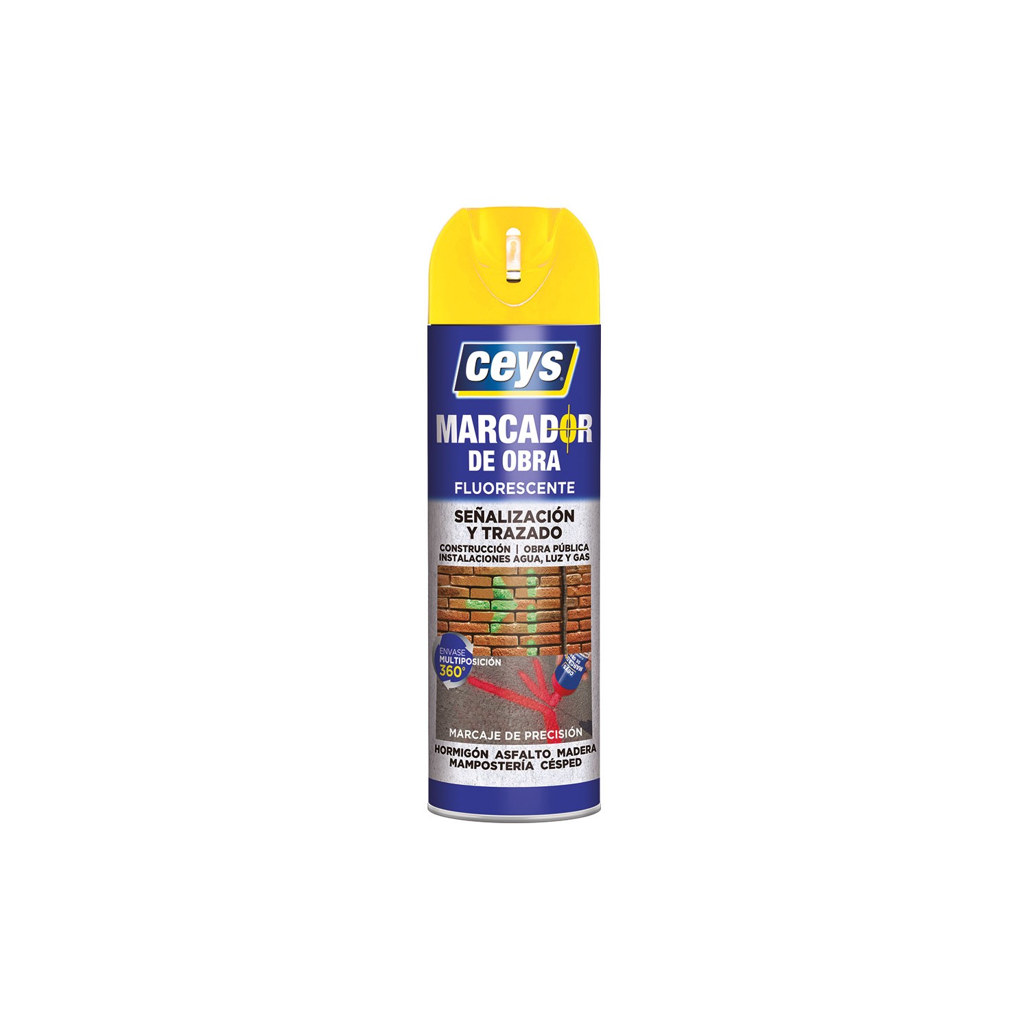 Ceys marcador obra amarillo 500ml 908002