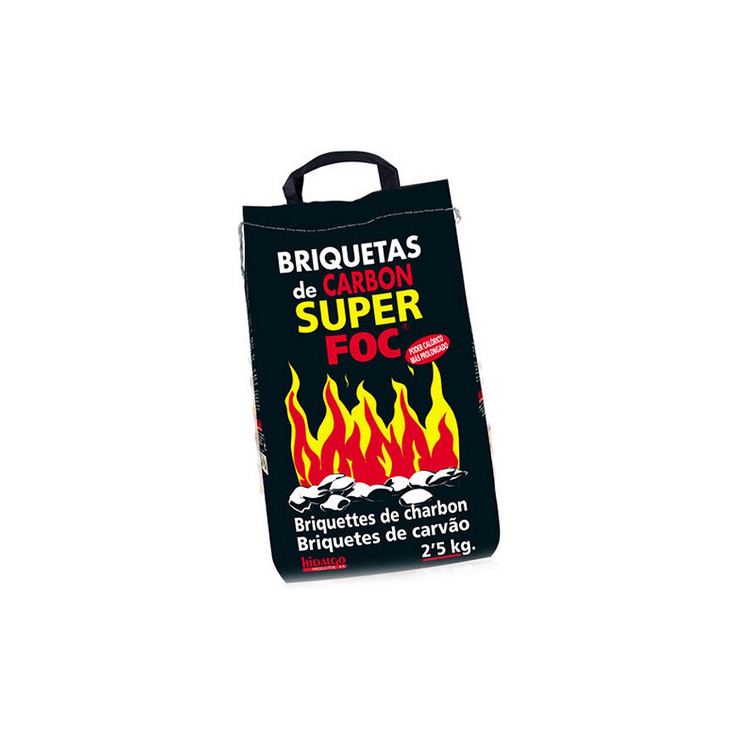 Briquetas de carbon vegetal 2,5kg 08006 super foc