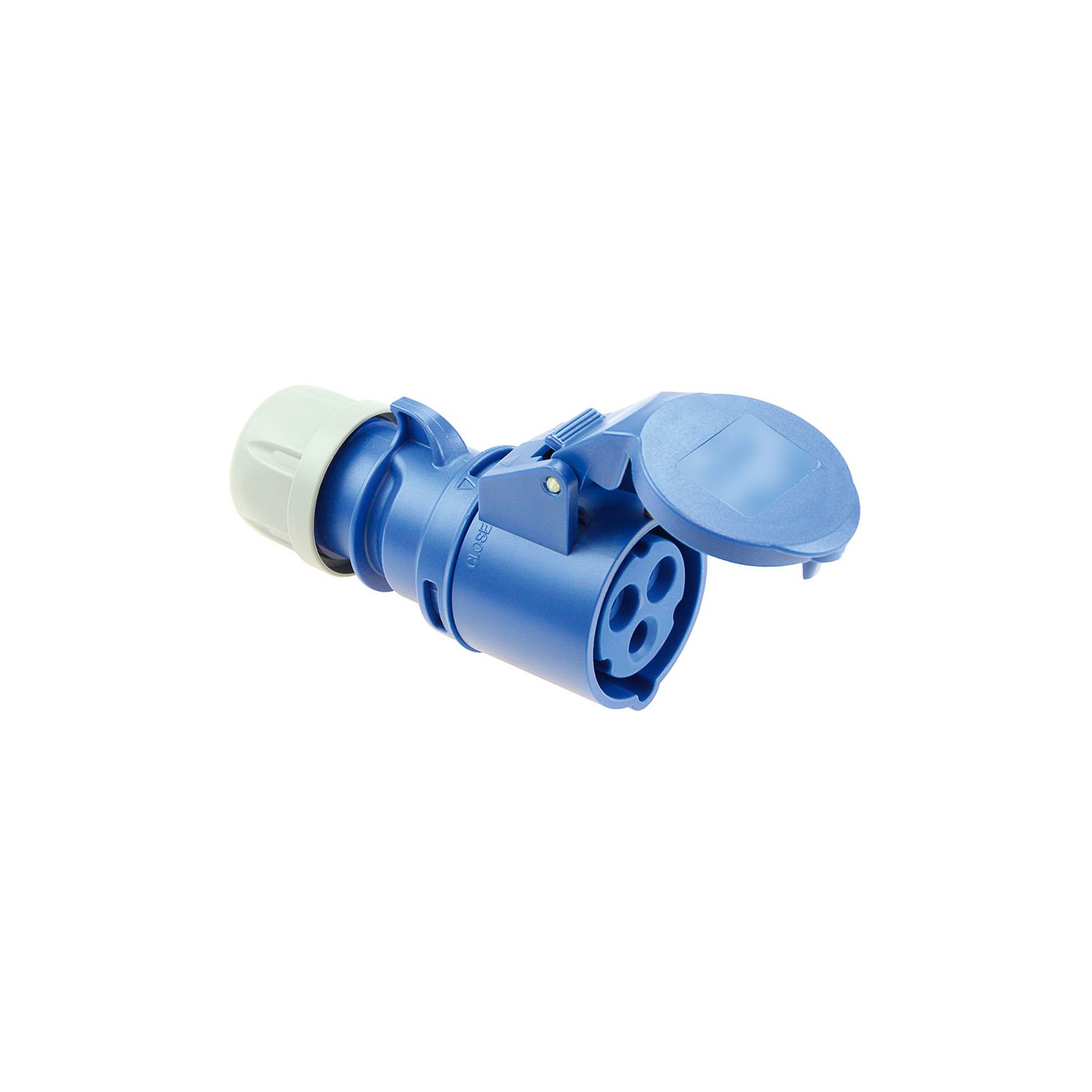 Base cetac 2 p+t azul 32a (retractilado) solera 903133a