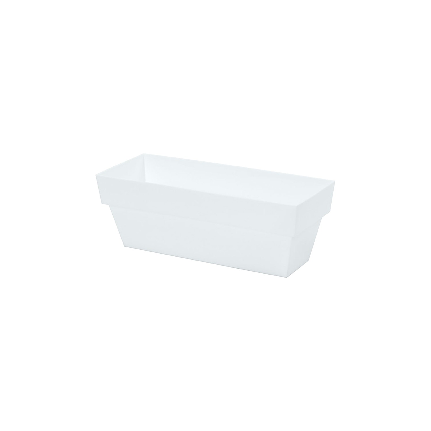 Jardinera limited 10x25cm blanco plastiken