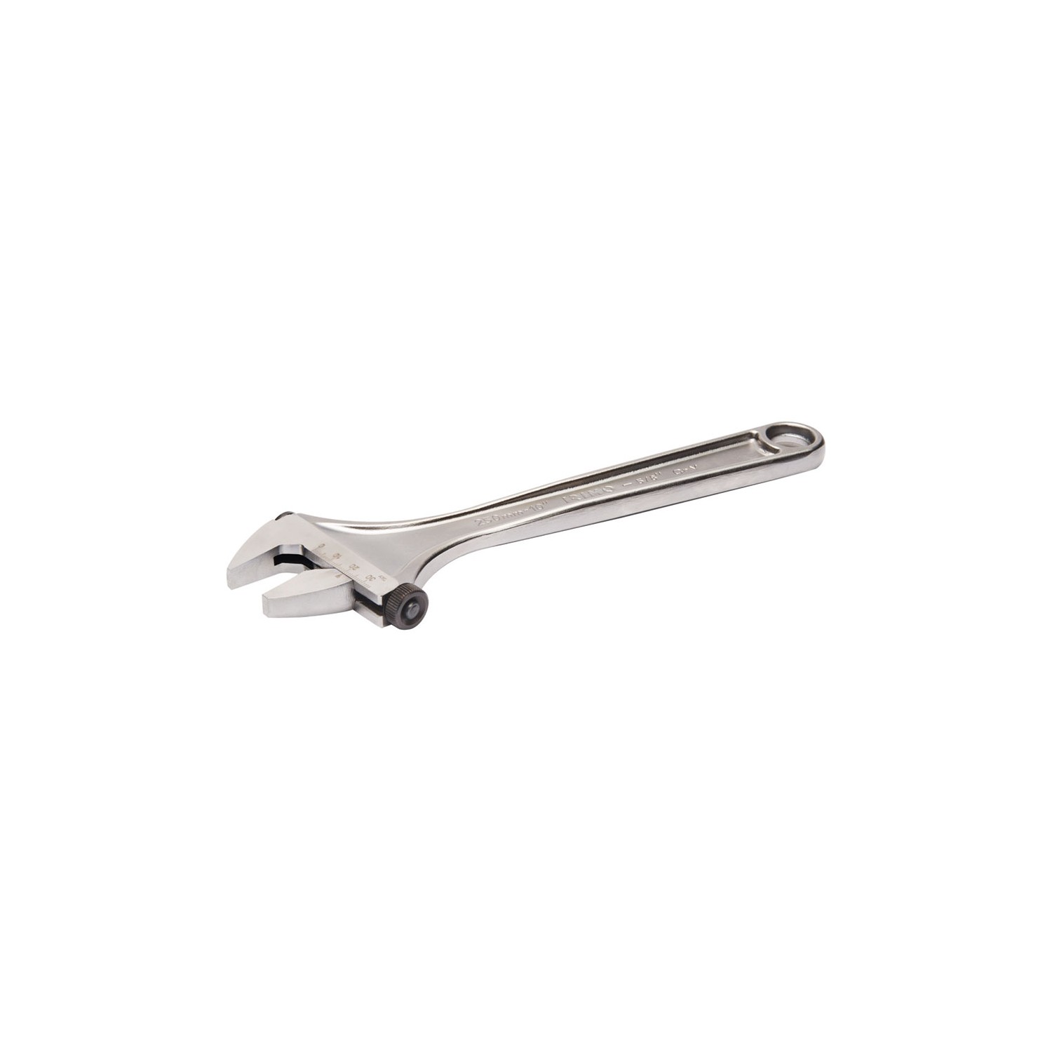 Llave ajustable (inglesa) de moleta lateral 6" cromada 001021