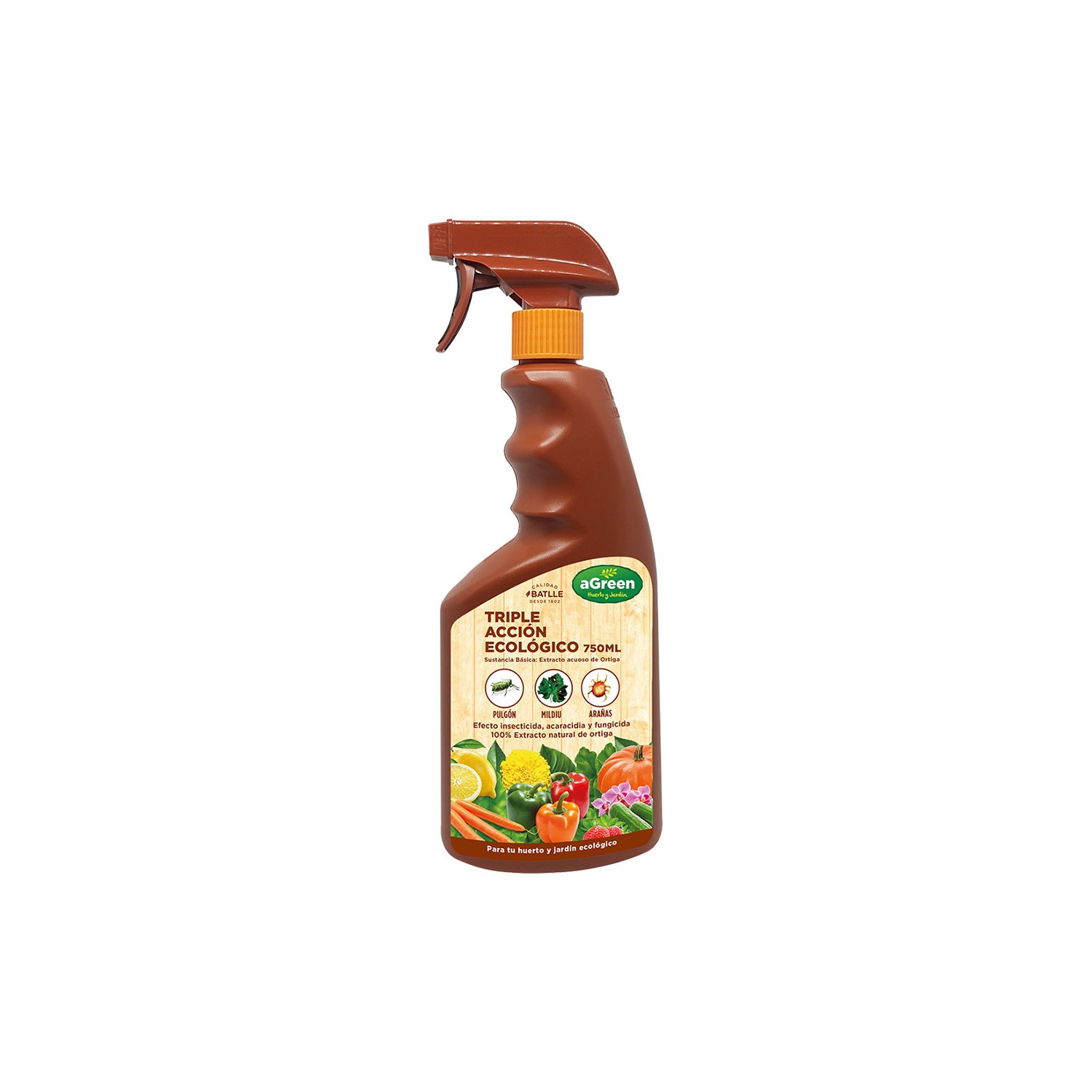 Triple accion eco pulverizador 750ml 730060unidh agreen