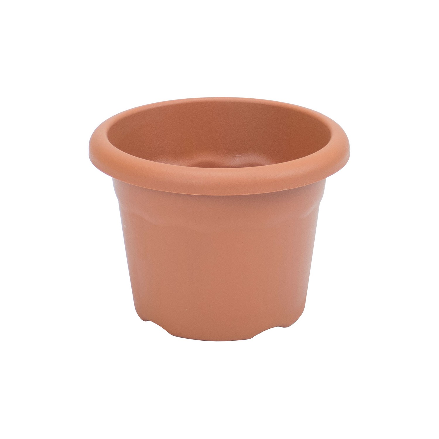 Maceta de inyeccion color terracota ø18cm plastiken