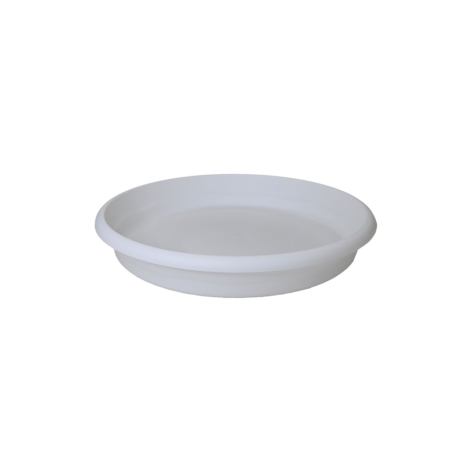 Plato de inyeccion para maceta terra ø30cm blanco plastiken