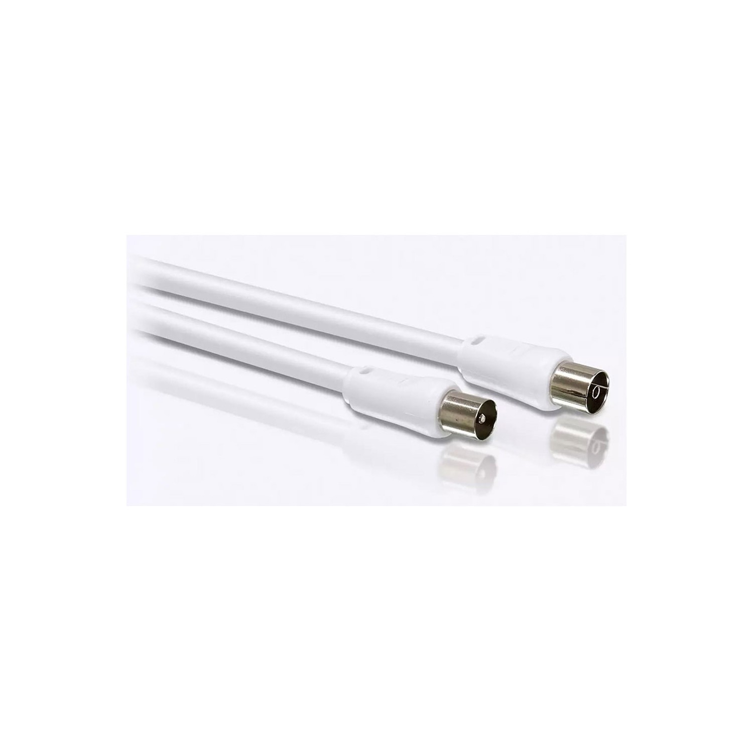 Cable de antena tv coaxial tipo pal 1,5m swv2516w/10 philips