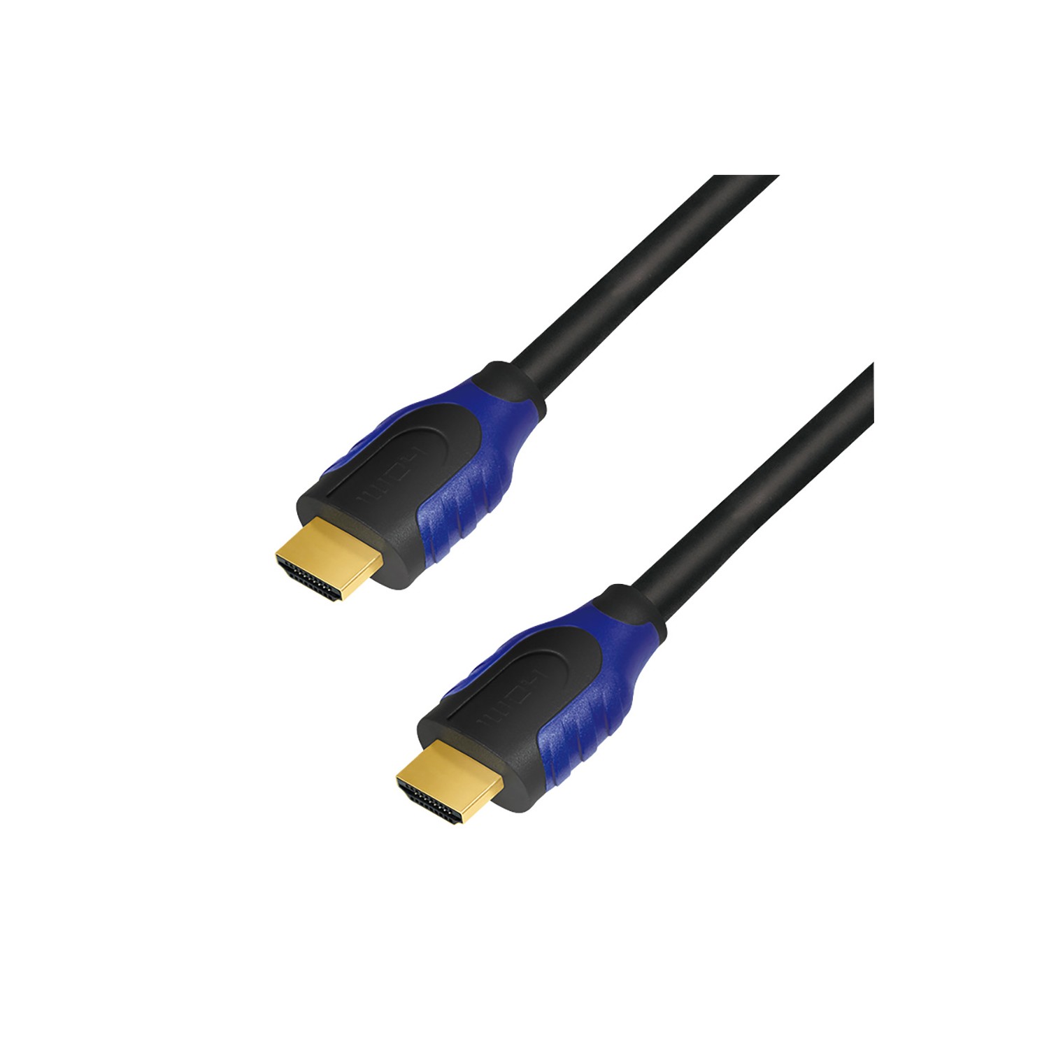 Cable hdmi 1m 2.0 con ethernet, 4k2k/60hz, negro