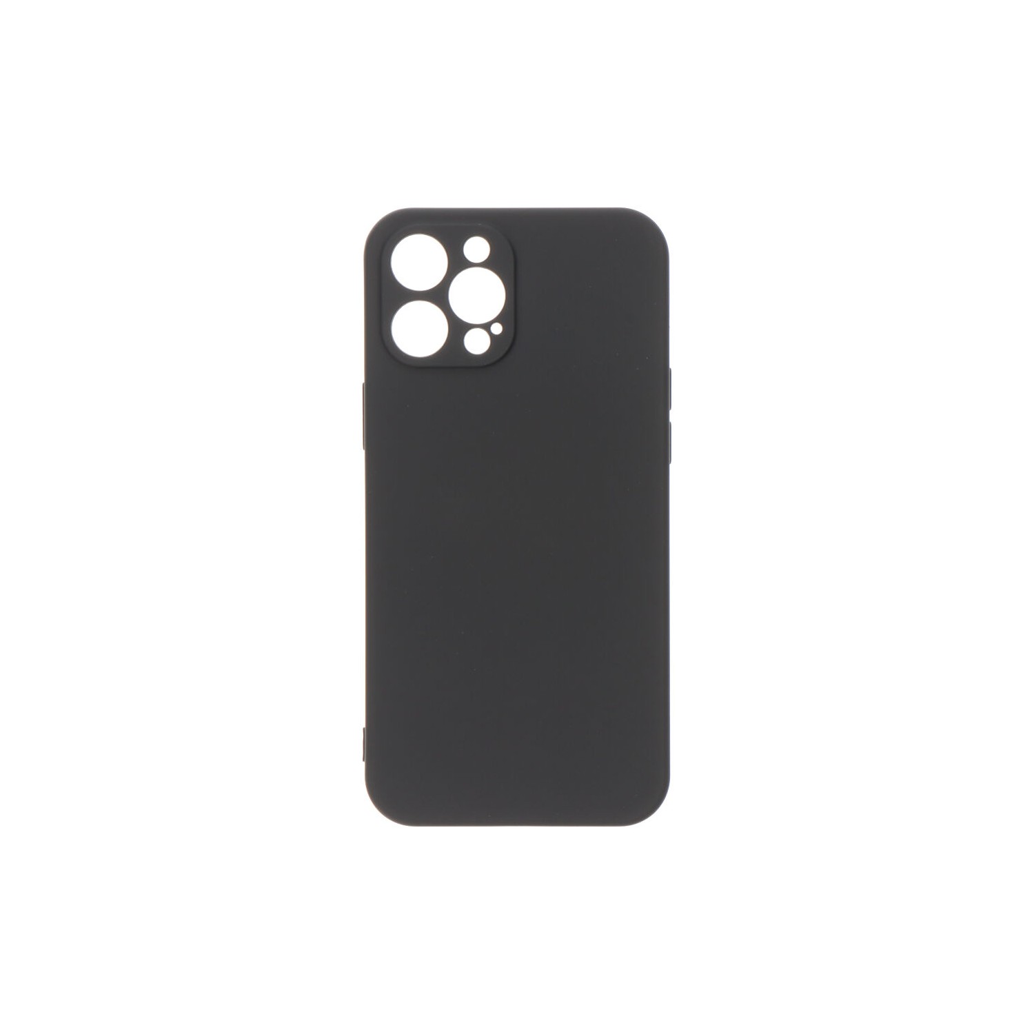 Carcasa negra de plástico soft touch para iphone 12 pro max