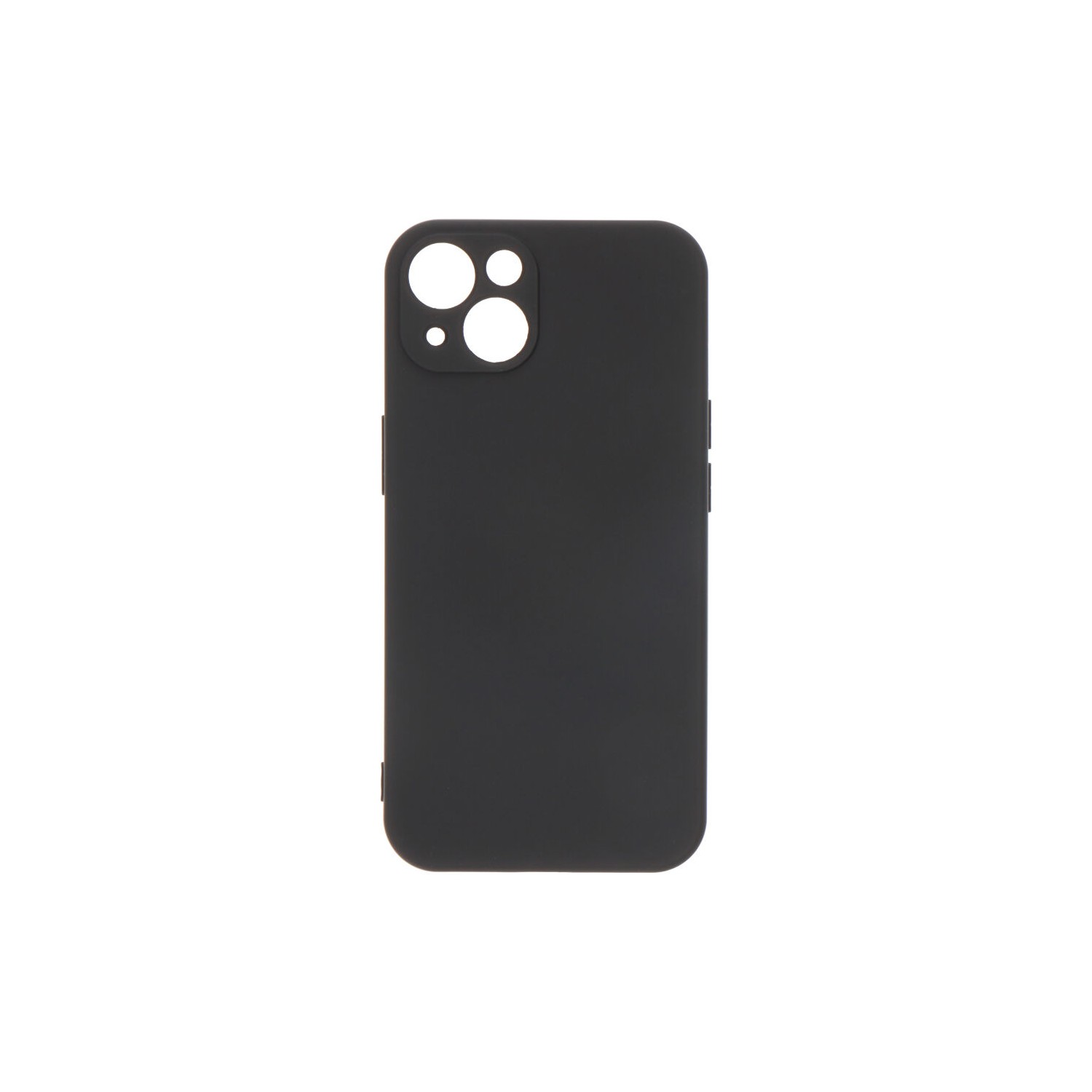 Carcasa negra de plástico soft touch para iphone 13