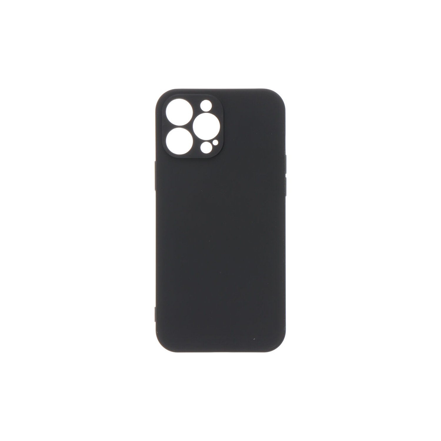 Carcasa negra de plástico soft touch para iphone 13 pro max