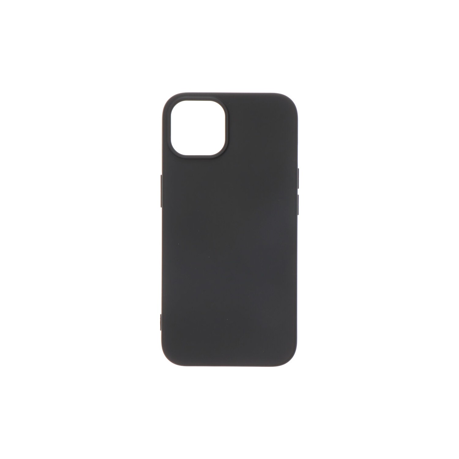 Carcasa negra de plástico soft touch para iphone 14