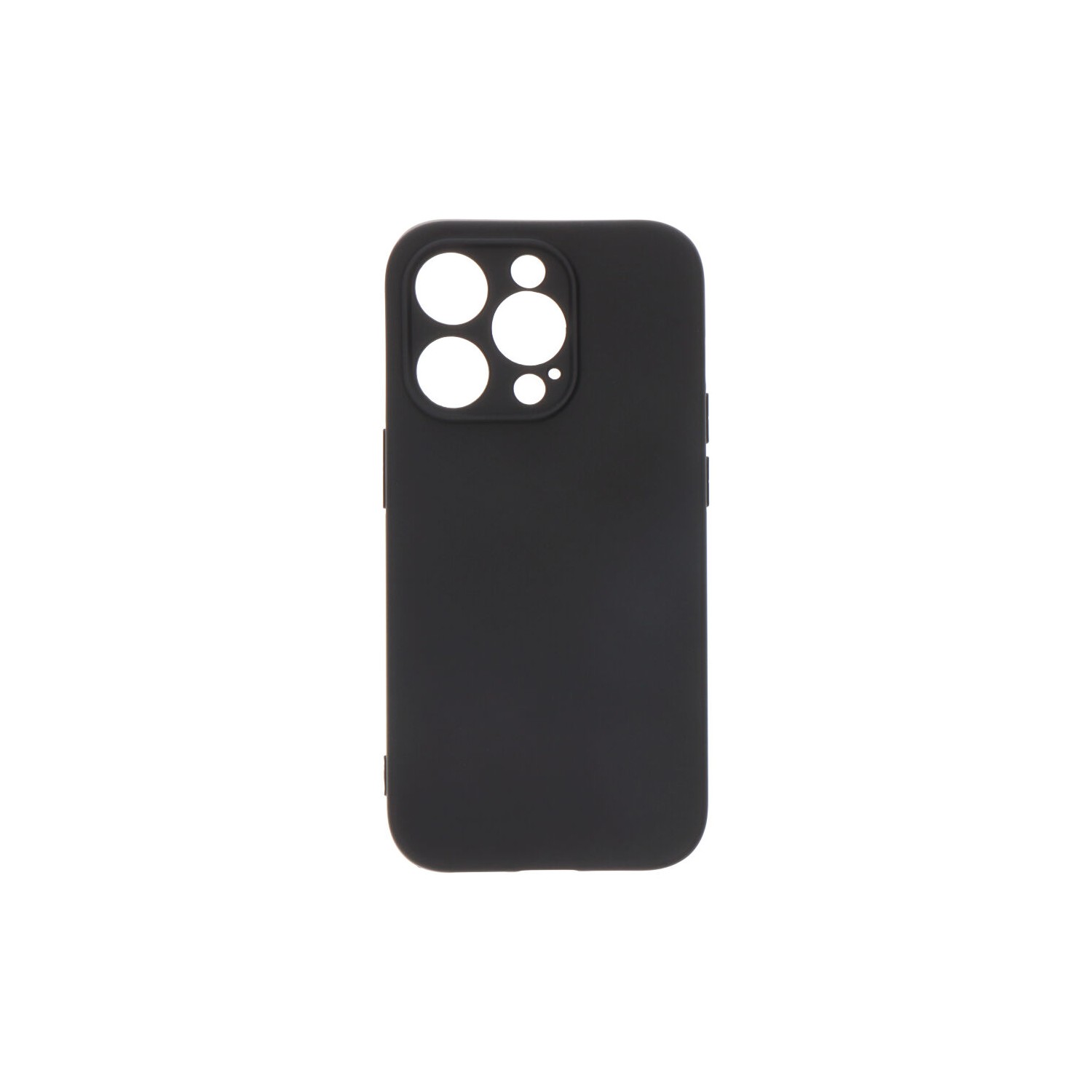 Carcasa negra de plástico soft touch para iphone 14 pro